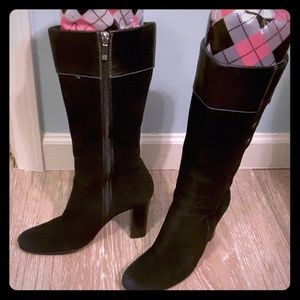 Anne klein suede boots